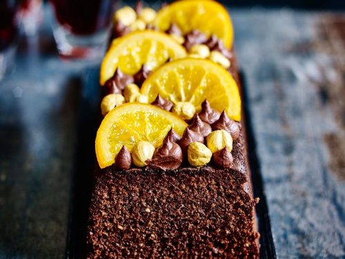 Chocolate Orange & Grand Marnier Truffle Cake