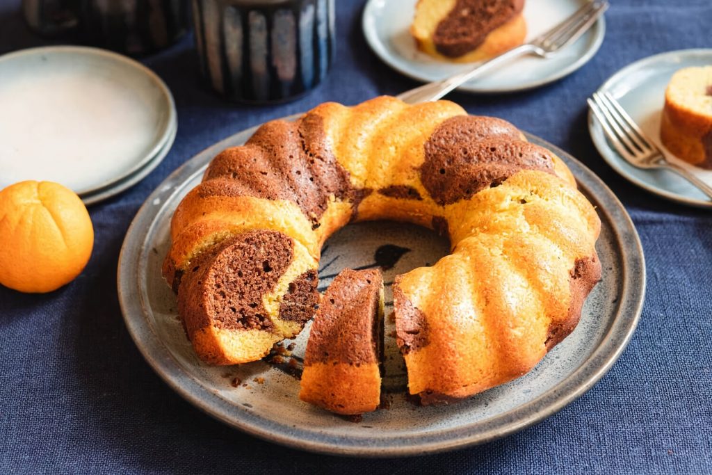 Chocolate Orange Marble Cake