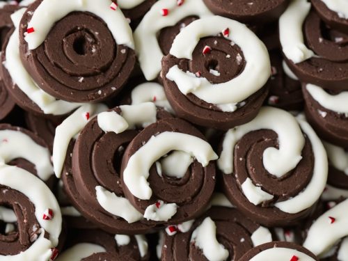 Chocolate Peppermint Mini Rolls