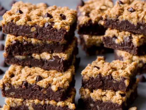 Chocolate-Stuffed Flapjack Bars