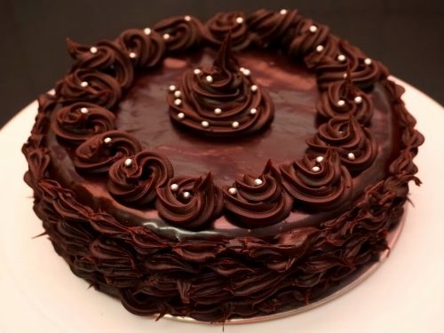 Chocolate Truffle Star Cake