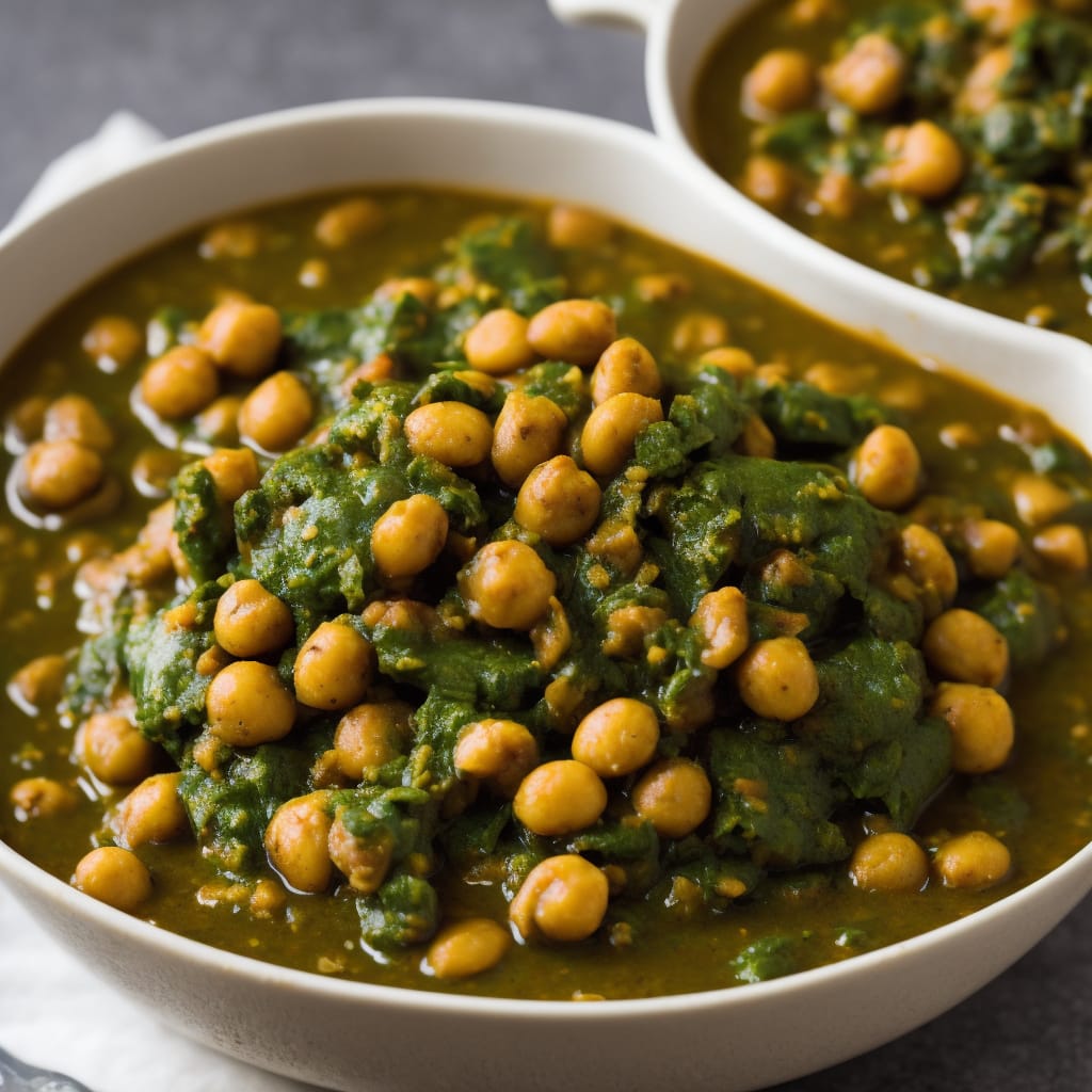 Chole Saag Recipe