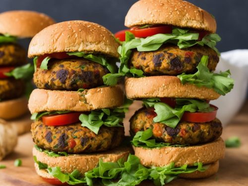 Chorizo Bean Burgers