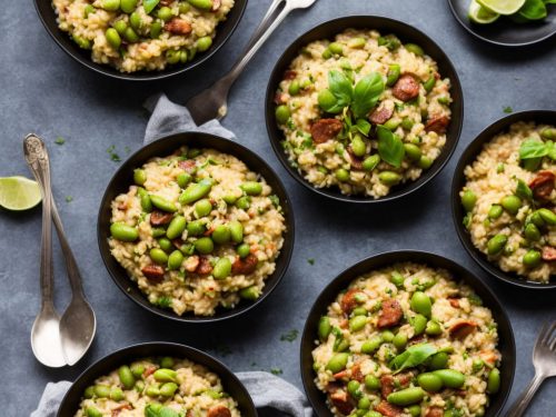 Chorizo & Broad Bean Risotto