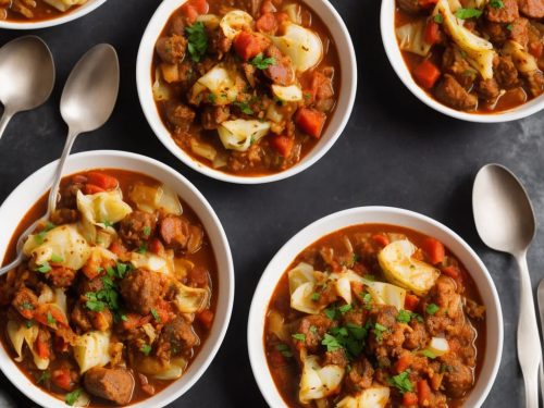 Chorizo & Cabbage Stew