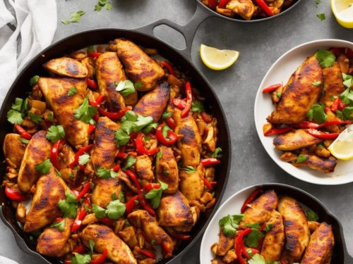 Chorizo Chicken with Chilli Wedges