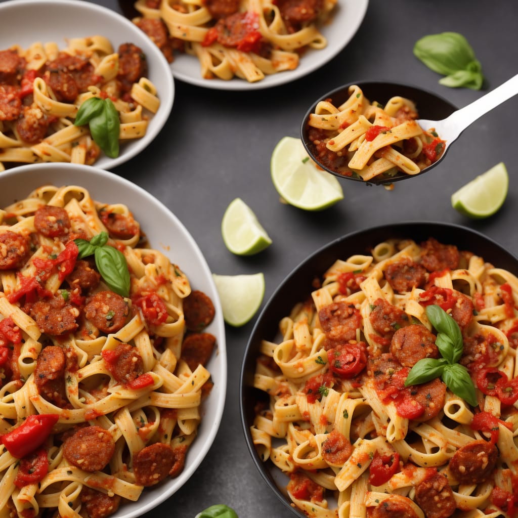 Chorizo & Chilli Pepper Pasta