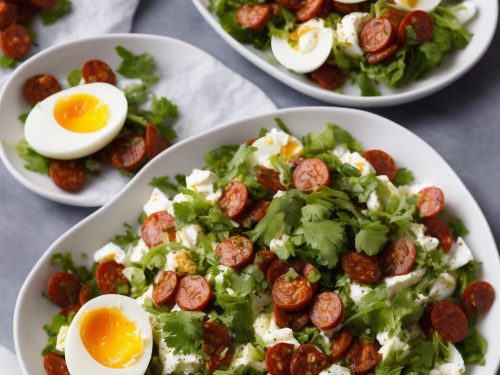 Chorizo & Soft-Boiled Egg Salad