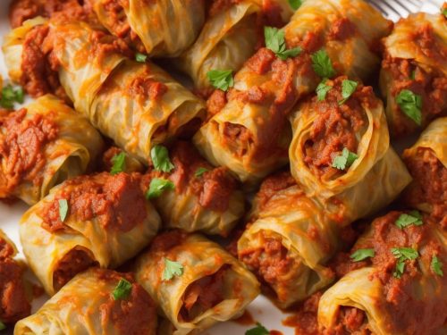 Chorizo-stuffed Cabbage Rolls