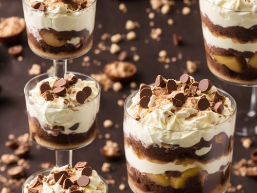 Christmas Pear & Chocolate Tiramisu Trifle