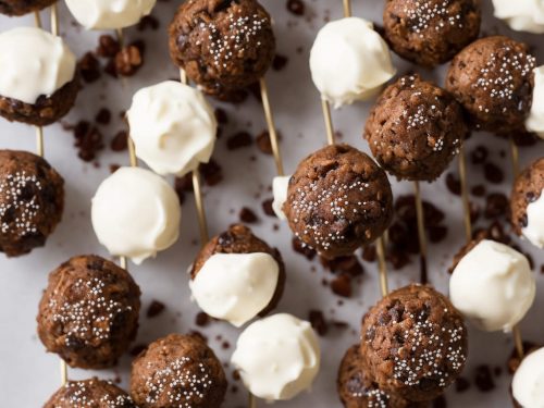 Christmas Pudding Cake Pops