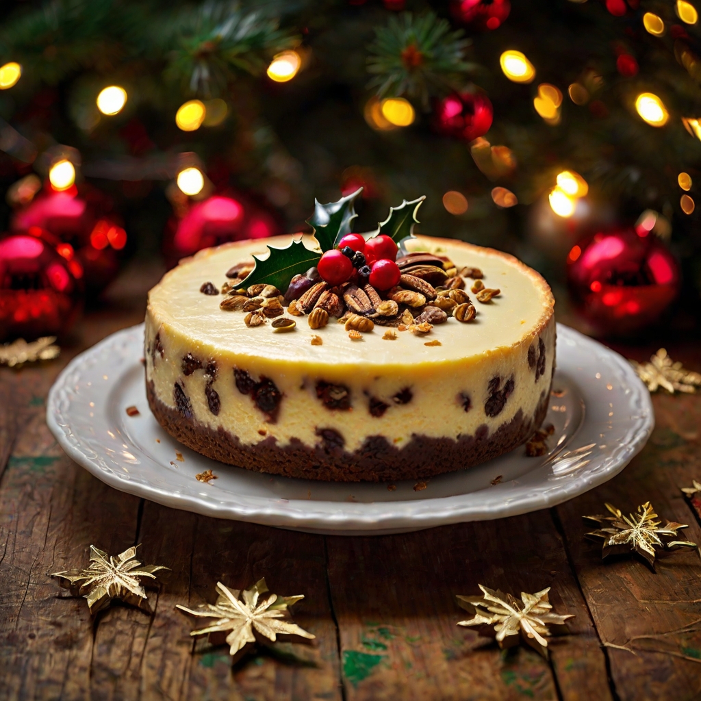 Christmas Pudding Cheesecake