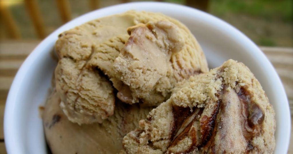 Chunky Fudge & Coffee Ripple Ice Cream