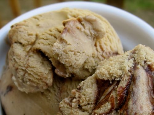 Chunky Fudge & Coffee Ripple Ice Cream