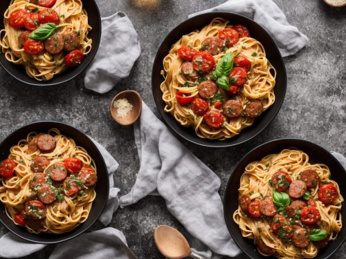 Chunky Sausage & Tomato Pasta