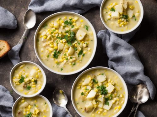 Chunky Sweetcorn, Haddock & Potato Soup