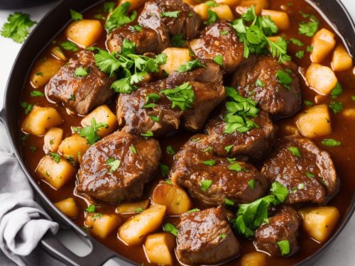 Cider-Braised Pork Cheeks