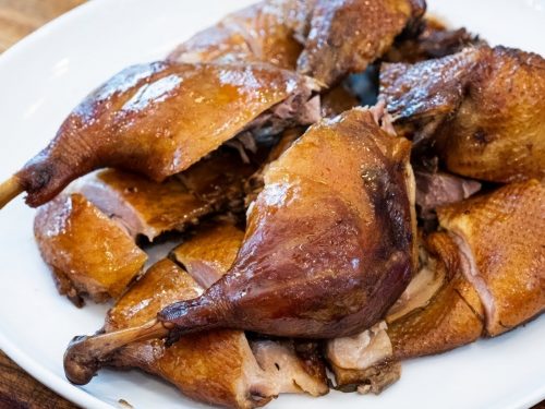 Cider Can Soy-Glazed Duck