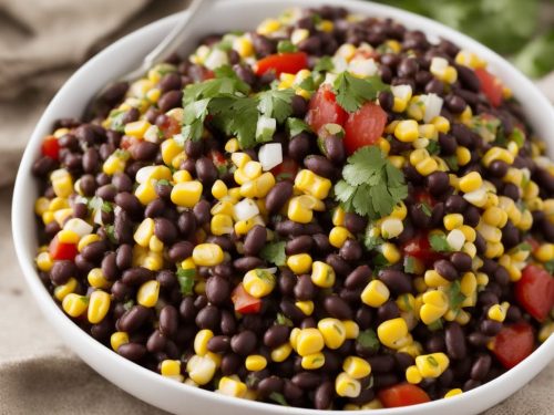 Cilantro, Black Bean, and Corn Salsa