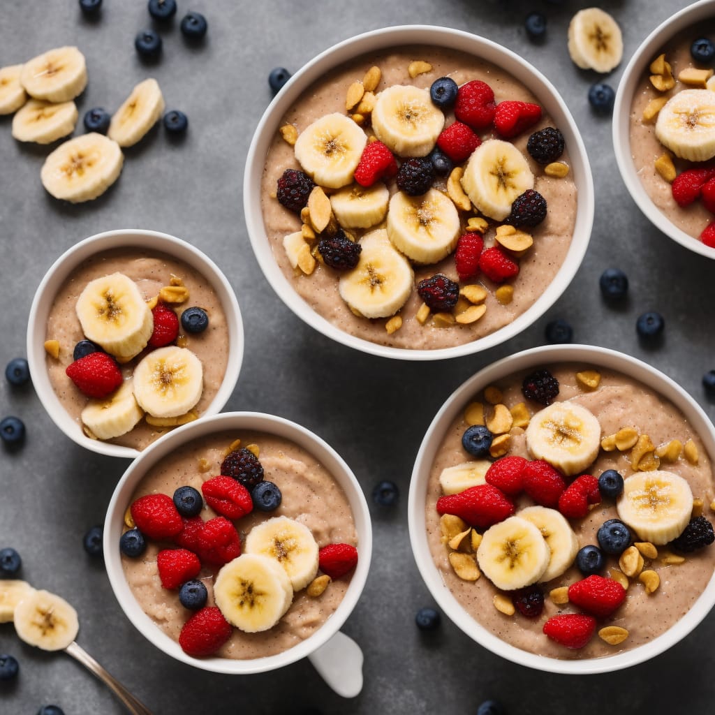 Cinnamon Porridge with Banana & Berries