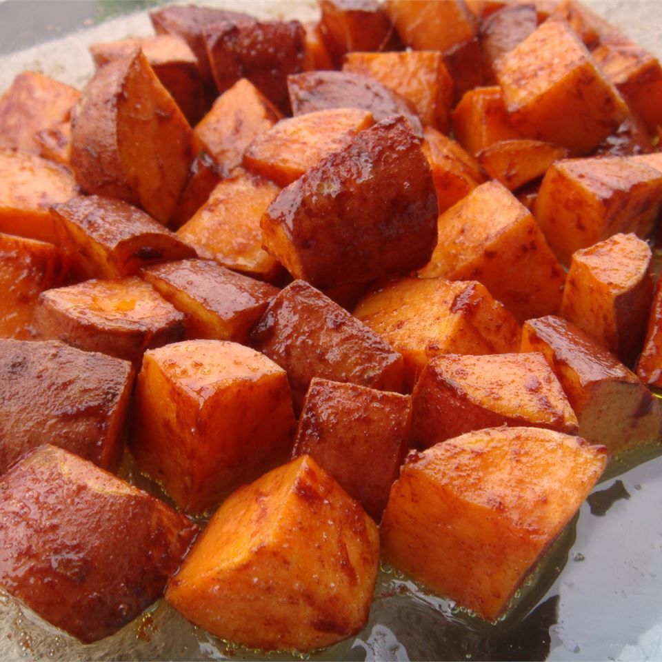 Cinnamon Sweet Potato Slices