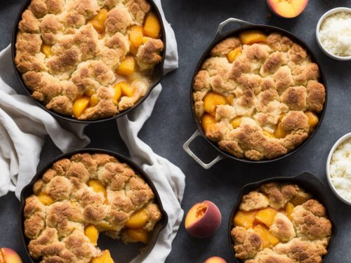 Classic Bisquick Peach Cobbler