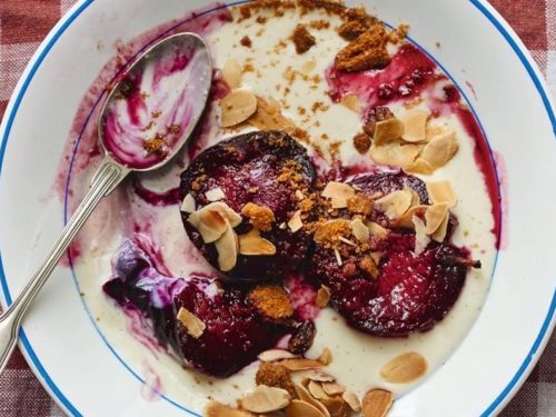 Clementine Possets with Cranberry Compote & Cinnamon Palmiers