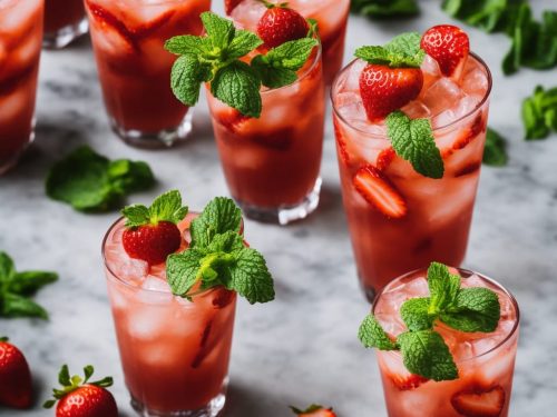 Cocktail name Strawberry Mojito