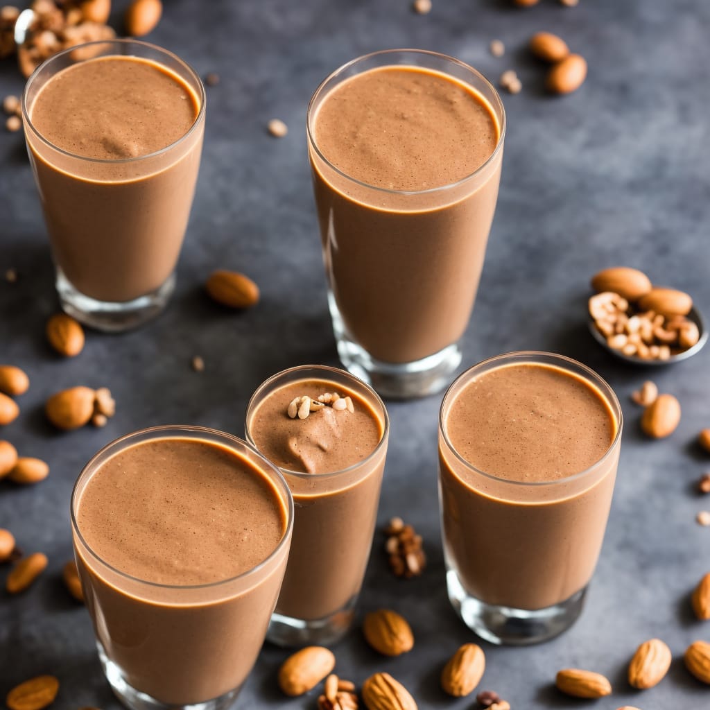 Cocoa, Banana, and Peanut Butter Smoothie