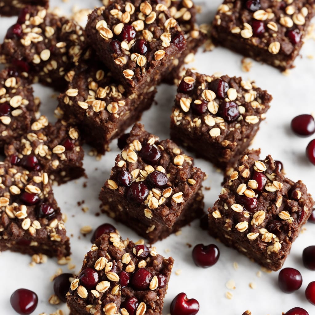 Cocoa & Cherry Oat Bake