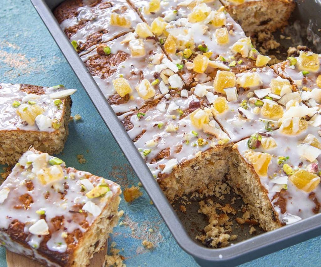 Coconut Chai Traybake