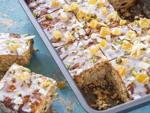 Coconut Chai Traybake