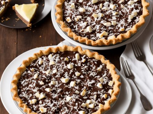 Coconut (Haupia) and Chocolate Pie