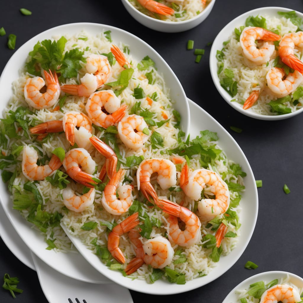 Coconut Rice & Prawn Salad