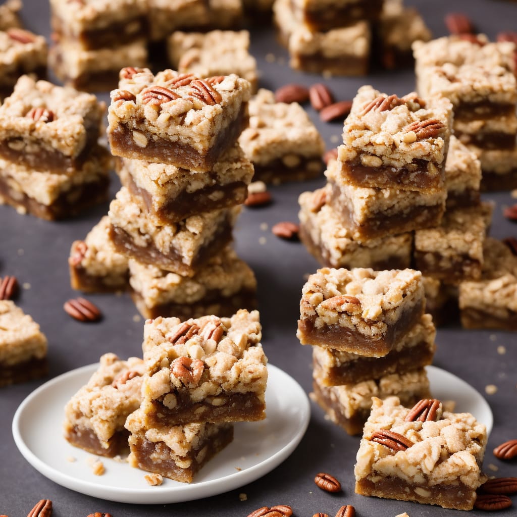 Coffee & Pecan Squares