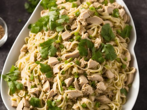 Cold Chicken Noodle Salad