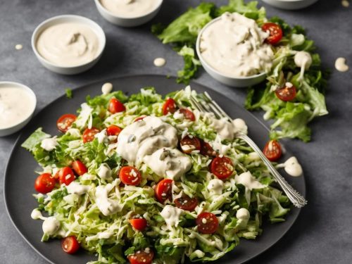 Coleslaw with Tahini Yogurt Dressing