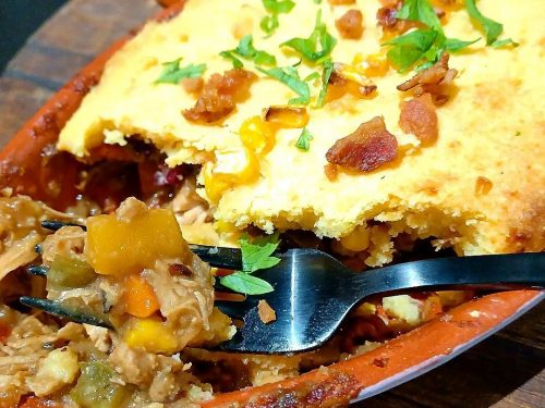 Cornbread Chicken Pot Pie