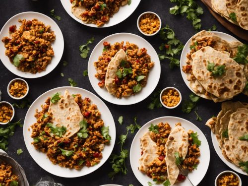 Coronation Turkey with Homemade Chapatis