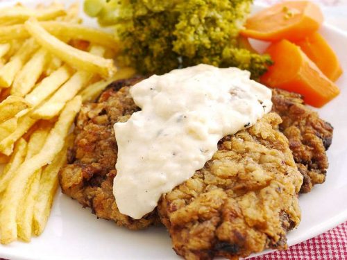 Country Fried Steak and Milk Gravy