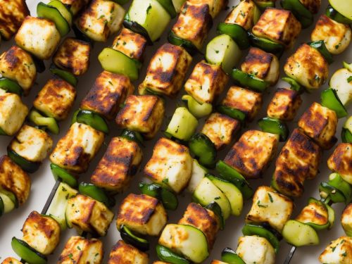 Courgette & Halloumi Skewers