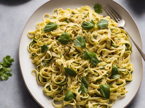 Courgette, lemon & chilli tagliatelle recipe