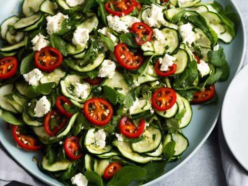 Courgette, Mint, Ricotta & Chilli Salad