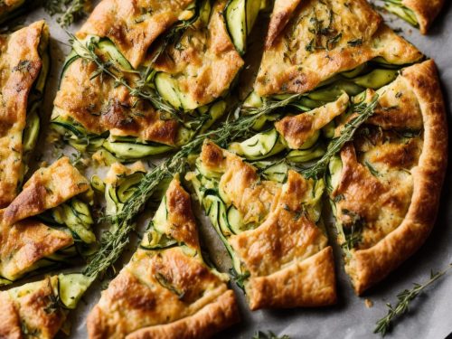 Courgette, Tarragon & Thyme Galette