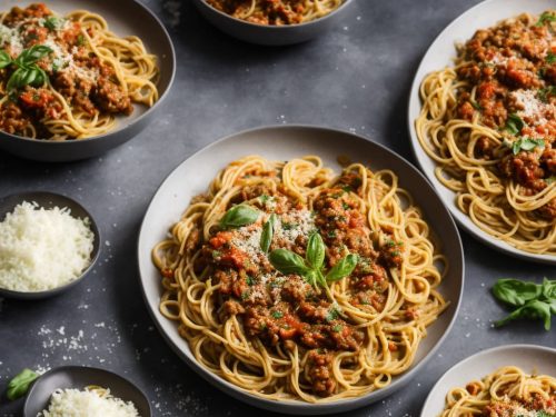 Courgetti Bolognese