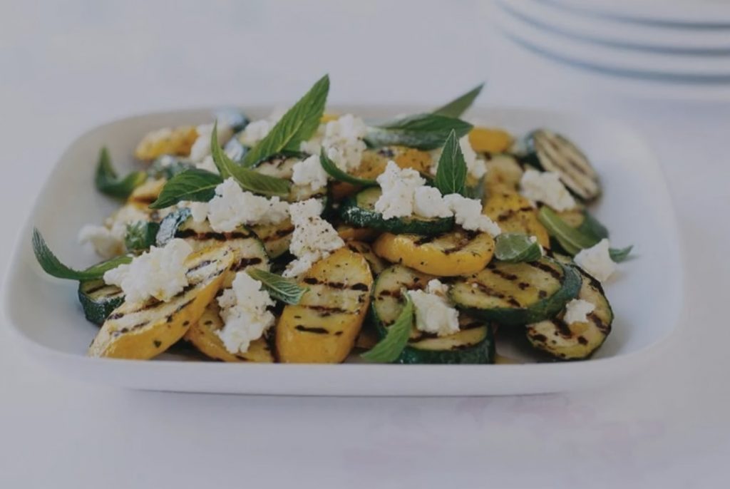 Courgetti with Chilli, Lemon, Ricotta & Mint