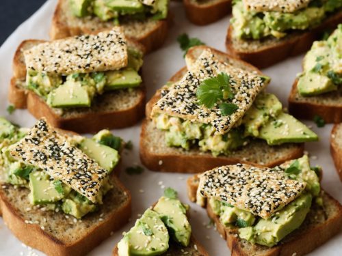 Crab & Avocado Sesame Toasts