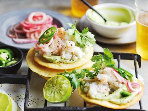 Crab & Avocado Tostadas