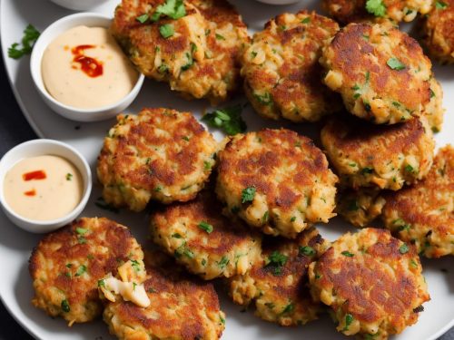 Crab Cakes with Sweet Chilli & Ginger Dipping Sauce