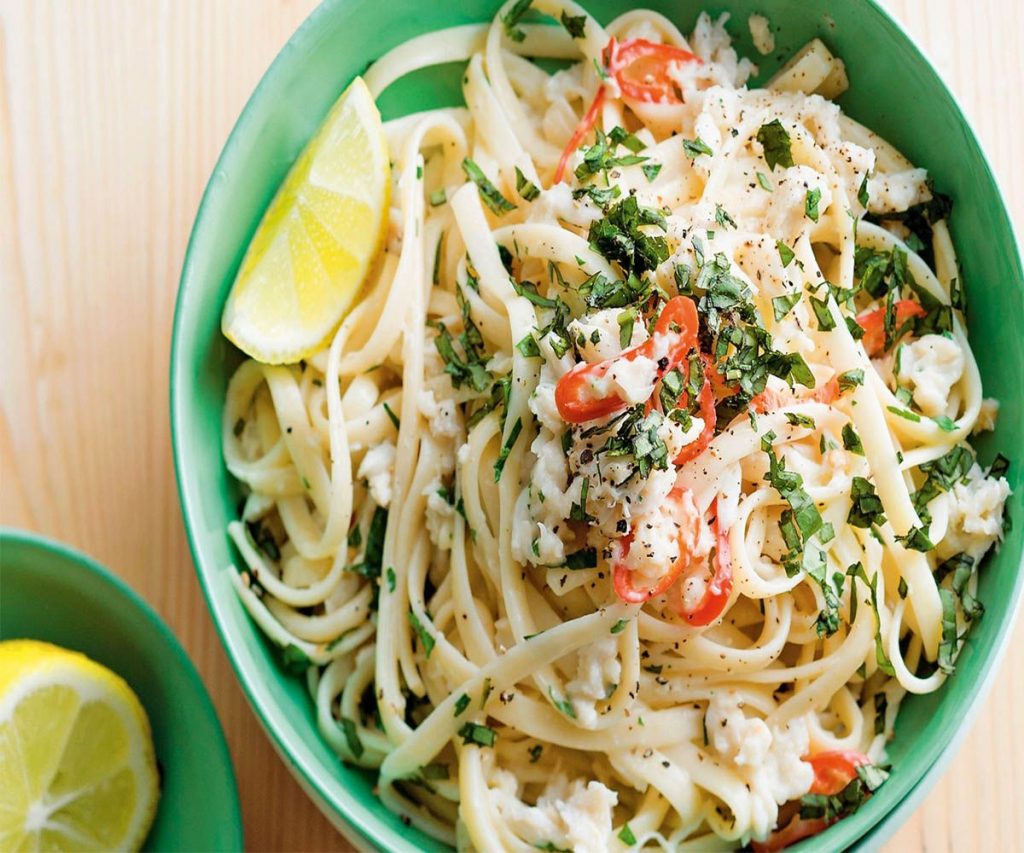 Crab & Lemon Spaghetti